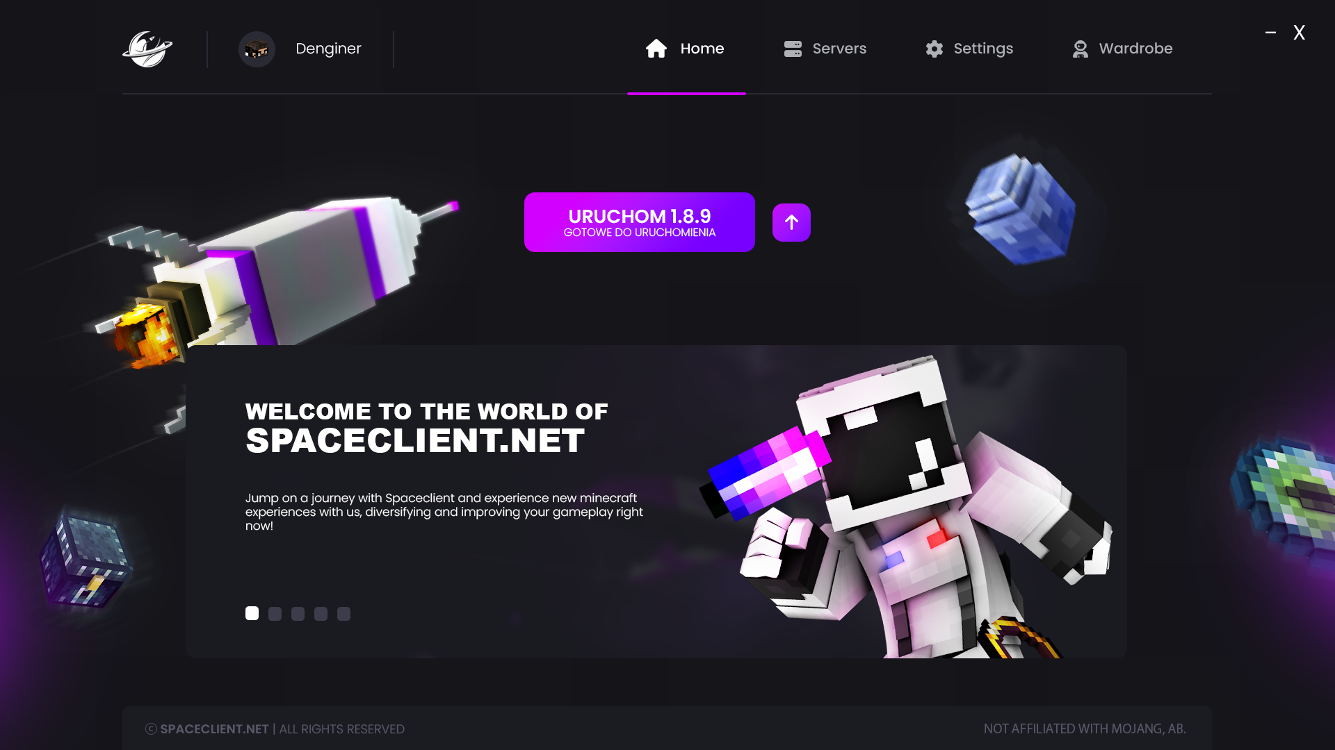 podgląd wyglądu aplikacji